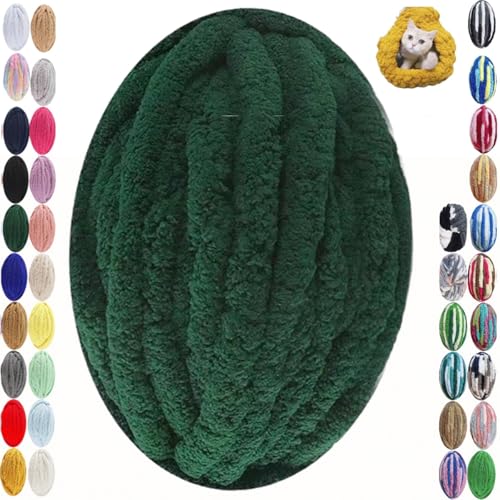 Dicke Wolle Garn 250g Sperrige Armstricken Wolle Soft Arm Knitting Grobstrick Weiches Wollgarn zum Häkeln für Decke Perfekt zum Weben von Haustier Nest Decken(16@,5 roll(1250g)) von SDNAM