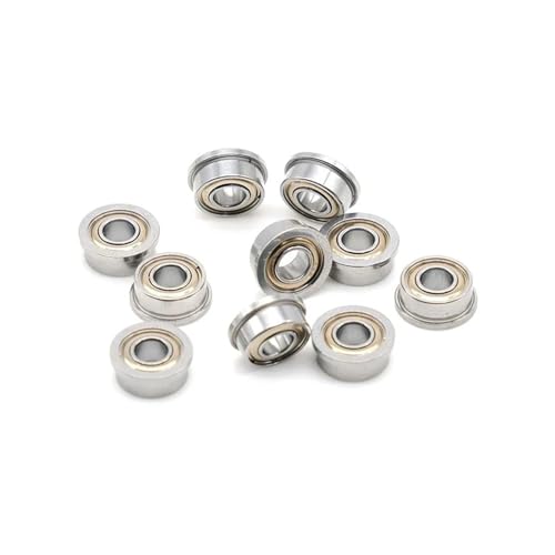 10 STÜCKE F684 4x9x4mm DDLF-940ZZ ABEC-7 Flanschflansch Rillenkugellager von SDQJFPEXO