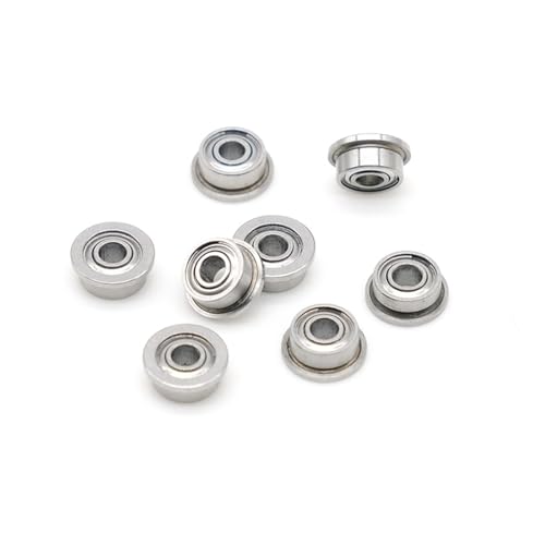 Flanschlager 2x5x2,5 mm ABEC-7 (10 Stück) Miniatur-Flanschkugellager MF52 Z ZZ von SDQJFPEXO