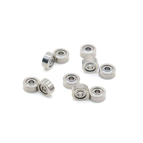 Hochpräzise ABEC-7-Klasse, 10 Stück MR62ZZ (2 x 6 x 2,5 mm), metallgeschirmte Präzisionskugellager, Mini-Lager von SDQJFPEXO