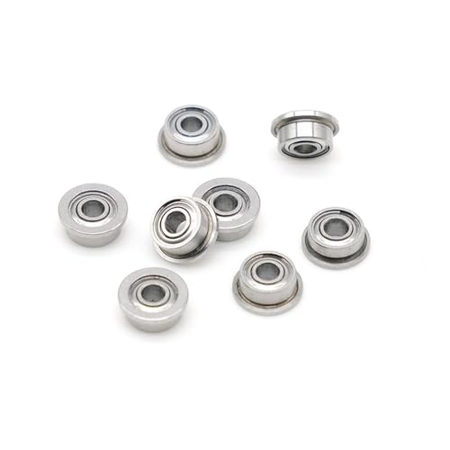 MF83ZZ Flanschlager 3x8x3 mm ABEC-7 (10 Stück) Miniatur-Flanschlager MF83 Z ZZ von SDQJFPEXO