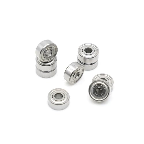 R144ZZ R144Z (10 STÜCKE) Rillenkugellager 3,175x6,35x2,779mm 1/8 "x 1/4" x 7/64 "Hohe Qualität von SDQJFPEXO