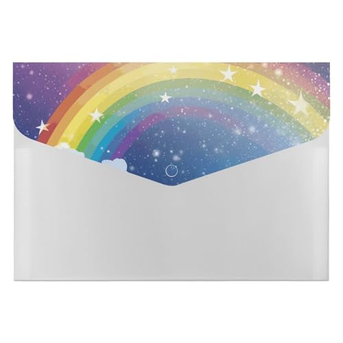 Aktenordner, 6 Fächer, Kunststoff, Stern in Regenbogen, bedruckt, Aktenordner, Briefgröße, tragbare Ordner, Abheft-Organizer Aktenordner, 6 Fächer, Kunststoff, Stern in Regenbogen, bedruckt, Aktenordner, Briefgröße, tragbare Ordner, Abheft-Organizer von SDTKLHW