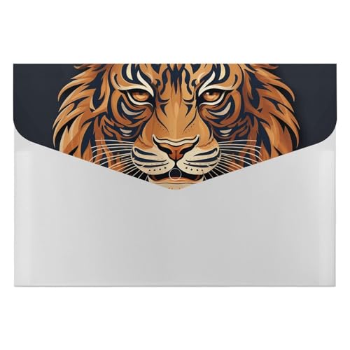 Dokumentenmappen, 6 Fächer, Kunststoff, Neujahr, Tiger-Logo, bedruckt, Aktenordner, Briefgröße, tragbare Ordner, Aktenordner, Organizer Dokumentenmappen, 6 Fächer, Kunststoff, Neujahr, Tiger-Logo, bedruckt, Aktenordner, Briefgröße, tragbare Ordner, Aktenordner, Organizer von SDTKLHW