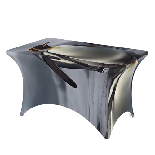SDTYKHJ Spandex-Stretch-Tischdecke, wasserdicht, strapazierfähig, lustige Pinguine, abwischbar, knitterfrei, Bauernhaus-Esstischdecken für Party, Bankett, Urlaub SDTYKHJ Spandex-Stretch-Tischdecke, wasserdicht, strapazierfähig, lustige Pinguine, abwischbar, knitterfrei, Bauernhaus-Esstischdecken für Party, Bankett, Urlaub von SDTYKHJ