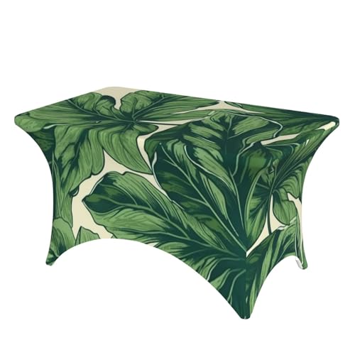 SDTYKHJ Spandex-Tischdecke, dehnbar, wasserdicht, strapazierfähig, 122 cm, grünes Laub, botanisch, abwischbar, knitterfrei, Bauernhaus-Esstischabdeckungen für Party, Bankett, Urlaub SDTYKHJ Spandex-Tischdecke, dehnbar, wasserdicht, strapazierfähig, 122 cm, grünes Laub, botanisch, abwischbar, knitterfrei, Bauernhaus-Esstischabdeckungen für Party, Bankett, Urlaub von SDTYKHJ