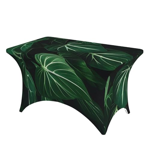 SDTYKHJ Spandex-Tischdecke, dehnbar, wasserdicht, strapazierfähig, lange Blätter, abwischbar, knitterfrei, Bauernhaus, Esstischabdeckung für Party, Bankett, Urlaub, 122 cm SDTYKHJ Spandex-Tischdecke, dehnbar, wasserdicht, strapazierfähig, lange Blätter, abwischbar, knitterfrei, Bauernhaus, Esstischabdeckung für Party, Bankett, Urlaub, 122 cm von SDTYKHJ