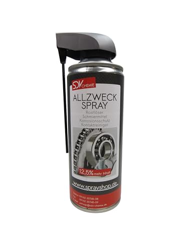 SDV Chemie Allzweckspray 1x 450ml Multiöl 6in1 Kriechöl Schmieröl Gleitmittel Korrosionsschutz Rostlöser SDV Chemie Allzweckspray 1x 450ml Multiöl 6in1 Kriechöl Schmieröl Gleitmittel Korrosionsschutz Rostlöser von SDV Chemie