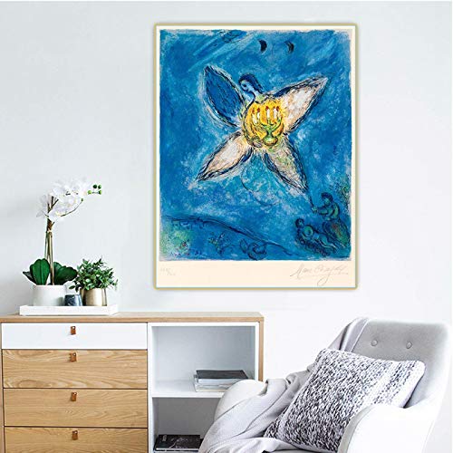 Marc Chagall《Engel mit Kerzenständer》Leinwand Kunst Ölgemälde Kunstwerk Poster Bild Hintergrund Wohnkultur Posterdruck 40x60cm Rahmenlos Marc Chagall《Engel mit Kerzenständer》Leinwand Kunst Ölgemälde Kunstwerk Poster Bild Hintergrund Wohnkultur Posterdruck 40x60cm Rahmenlos von SDVIB