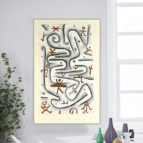 Paul Klee《Gelände der guten Laune》Leinwand Ölgemälde Kunstwerk Druck Poster Drucke Bild Wanddekor Home Wohnzimmer 70x100cm Rahmenlos Paul Klee《Gelände der guten Laune》Leinwand Ölgemälde Kunstwerk Druck Poster Drucke Bild Wanddekor Home Wohnzimmer 70x100cm Rahmenlos von SDVIB