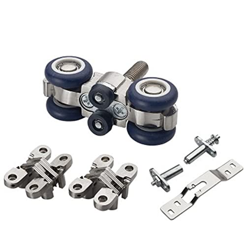 70KG Schlafzimmer Tagungsraum Holz Tür Hängen Räder Foldng Kreuz Scharnier for Furnitur 1Set 70KG Schlafzimmer Tagungsraum Holz Tür Hängen Räder Foldng Kreuz Scharnier for Furnitur 1Set von SDVUAHUJ