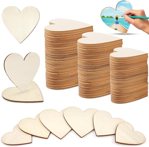 SDwfxd 150 Stk Holzherzen, 4cm/5cm/6cm Holz Deko Herzen, Holzherzen zum Beschriften Ideal für Hochzeits-Deko, Tischdeko, Streudeko, DIY Handwerk Verzierungen SDwfxd 150 Stk Holzherzen, 4cm/5cm/6cm Holz Deko Herzen, Holzherzen zum Beschriften Ideal für Hochzeits-Deko, Tischdeko, Streudeko, DIY Handwerk Verzierungen von SDwfxd