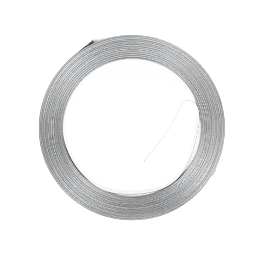 1 Roll Metall -Präge -Klebeband 3D -Etikett Nachfüllung Kompatibel mit -Etikettenherstellern M1011 M11 für Industrieschränke Regale (铝质不可粘 12 mm*4,8 m) von SEAFRONT