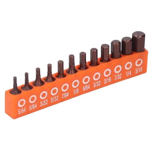 12pcs Allen -Schraubenschlüssel Bohrer Bit Set 1/4in Hex Shank S 2 Legierungsstahl -Sechskantbits Set Starke Adsorptionskraft für Schnelle Ersetzen Sie Chuck 5/64 "bis 5/16". 12pcs Allen -Schraubenschlüssel Bohrer Bit Set 1/4in Hex Shank S 2 Legierungsstahl -Sechskantbits Set Starke Adsorptionskraft für Schnelle Ersetzen Sie Chuck 5/64 "bis 5/16". von SEAFRONT