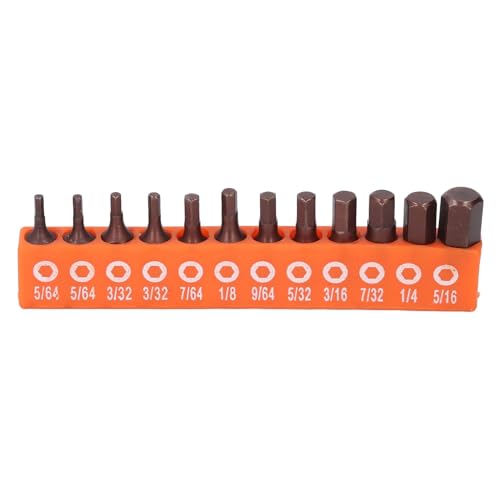 12pcs Hex Head Allen Wrach Bohrbits Set S 2 Legierungstahl Sechskantbits 1/4 "Schaft mit Lagerhalter für Bohrschraubendreher 5/64" Bis 5/16 " 12pcs Hex Head Allen Wrach Bohrbits Set S 2 Legierungstahl Sechskantbits 1/4 "Schaft mit Lagerhalter für Bohrschraubendreher 5/64" Bis 5/16 " von SEAFRONT