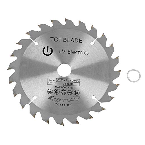 Walfront 165mm 24 Zähne Hartmetall Kreissägeblatt, Bohrungsdurchmesser 20mm für Holzschneiden Walfront 165mm 24 Zähne Hartmetall Kreissägeblatt, Bohrungsdurchmesser 20mm für Holzschneiden von Walfront