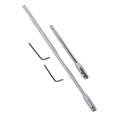 2Pcs Bohrer Sechskant Verlängerung Bohrer Verlängerungsstange Bohrer Sechskant Verlängerung Hartstahl Bohrer Verlängerungsstange mit Schraubenschlüssel für Schrauben Muttern 2Pcs Bohrer Sechskant Verlängerung Bohrer Verlängerungsstange Bohrer Sechskant Verlängerung Hartstahl Bohrer Verlängerungsstange mit Schraubenschlüssel für Schrauben Muttern von SEAFRONT