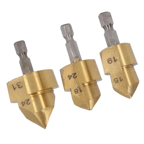 PPR-Hebebohrer-Set, Robuste Konstruktion, Scharfe Klingenkanten, 3-teiliges Set Zum Aufbohren von Löchern in Kunststoff-Wasserrohren von SEAFRONT