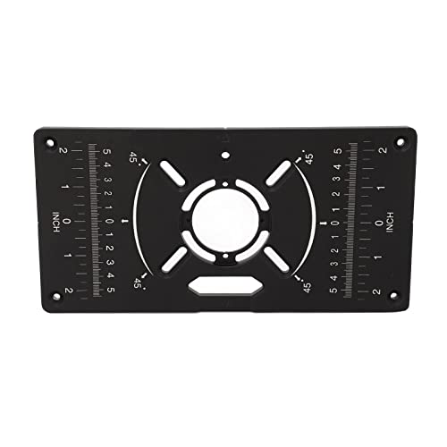 Router Tischeinsatzplatte Flip Board Aluminiumlegierung Tischbänke Holzbearbeitungs -Routerplatte für Trimmmaschine Router Tischeinsatzplatte Flip Board Aluminiumlegierung Tischbänke Holzbearbeitungs -Routerplatte für Trimmmaschine von SEAFRONT