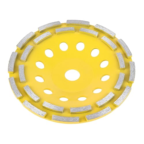 SEAFRONT 125-mm-Diamant-Schleifscheibe 20 Segmente Schleifbechrad für Winkelschleifer Doppelsandstrahldesign Hohe Effizienz Längerer Lebensdauer Produktiverer Vibrationsfrei für Stein (180mm) von SEAFRONT