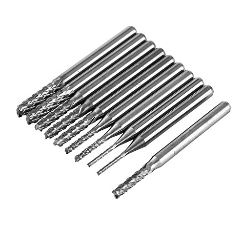 SEAFRONT Endmühle Sets 10pcs Titaniumschicht Endmühle Mikro -Endmühle Gravurbits für Gravurschaltplatten Kunststahl Edelstahl 1,0 1,5 2,5 2,5 3,0 Mm SEAFRONT Endmühle Sets 10pcs Titaniumschicht Endmühle Mikro -Endmühle Gravurbits für Gravurschaltplatten Kunststahl Edelstahl 1,0 1,5 2,5 2,5 3,0 Mm von SEAFRONT