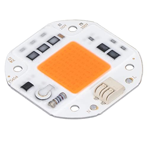 SEAFRONT Hochleistungs-LED-Chip-Pflanzenwachstumslicht LED-Chip LED-Chip-Wachstumslicht 380‑800 Nm COB-Lampenperlen Fahren Frei für DIY-Hydrokultur-Wachstumslicht 220 V (100 W) von SEAFRONT