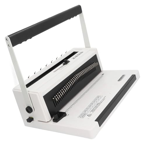SEAFRONT Kammbindungsmaschine, A4 A5 -Papier, 3: 1 -Tonhöhe, Humanisierter Griff, 20 Blätter Punch, 120 Blätter bei Comb Binder Machine Binden von SEAFRONT