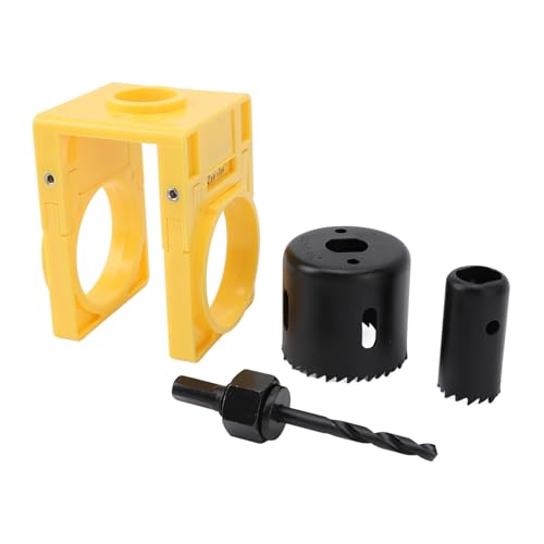 SEAFRONT STADBOLT-Installations-Kit für Ein Einfach zu Bedienendes Carbon-Stahl-Loch-Sägen-Kit für Holztüren Lock-Installation Set für DIY-Enthusiasten (YELLOW) von SEAFRONT