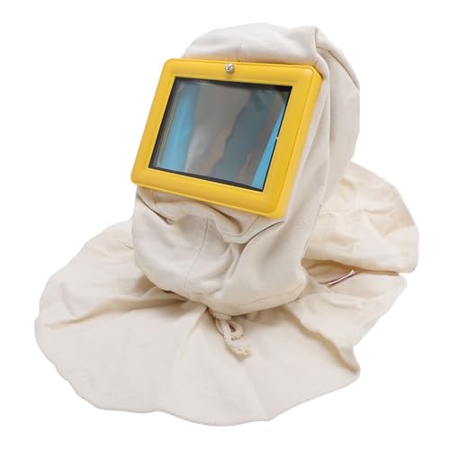 Sandblaster Helm ProtectiveCap Face Protector Sandstrahlenthaube mit Schalgetriebe Doppelschichtglas Zum Malen von Schablonen des Gelben Rahmens Robust Sandblaster Helm ProtectiveCap Face Protector Sandstrahlenthaube mit Schalgetriebe Doppelschichtglas Zum Malen von Schablonen des Gelben Rahmens Robust von SEAFRONT