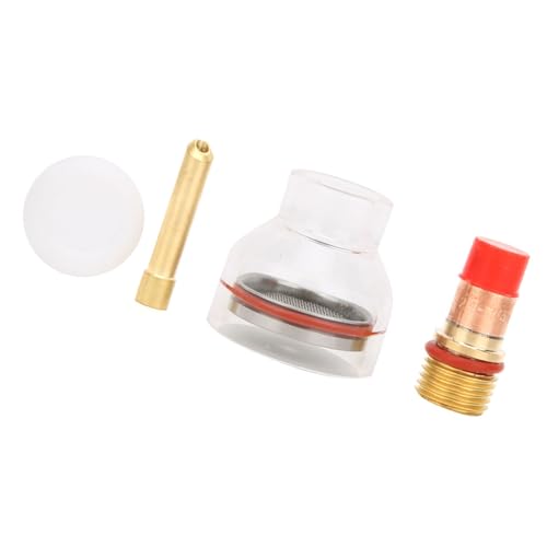 WP-Brenner-Set, WP-Schweißbrenner, WP-Brenner-Set, Schweißbrenner-Zubehör-Set, Gaslinse, Spannzange, Glasbecher für WP 17, 18, 26, Argon-Lichtbogenschweißzubehör (2,4 mm) (13/9/4) von SEAFRONT