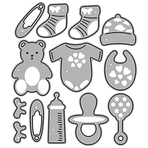 Stanzschablonen für Kleinkinderspielzeug, Prägeschablonen, 10,2 x 11,4 cm, für Kinder, Kartenherstellung, Scrapbooking, Fotoalbum, Basteln, Baby-Stanzformen für Scrapbooking Stanzschablonen für Kleinkinderspielzeug, Prägeschablonen, 10,2 x 11,4 cm, für Kinder, Kartenherstellung, Scrapbooking, Fotoalbum, Basteln, Baby-Stanzformen für Scrapbooking von SEARUB