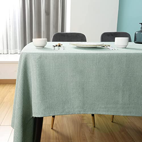 SEASHORE TREE Rechteckige Tischdecke, abwischbar, dickes Kunstleinen, wasserdicht, Tischdecke für Esszimmer, Küche, Zuhause oder Restaurant, Seladongrün, 240 x 140 cm SEASHORE TREE Rechteckige Tischdecke, abwischbar, dickes Kunstleinen, wasserdicht, Tischdecke für Esszimmer, Küche, Zuhause oder Restaurant, Seladongrün, 240 x 140 cm von SEASHORE TREE