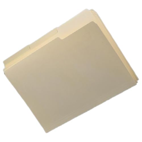 100 Blatt/Box Manilas Aktenordner Briefgröße Papier Dokumentenmappe Manilas Ordner für Drucke Zeichnungen Organisation von SEAYACK