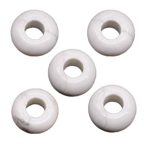 14 mm große runde Perlen mit großem Loch, Naturstein-Achat, großes Loch, Perlen für Schmuckherstellung, Halsketten, Ohrringe, Zubehör 14 mm große runde Perlen mit großem Loch, Naturstein-Achat, großes Loch, Perlen für Schmuckherstellung, Halsketten, Ohrringe, Zubehör von SEAYACK