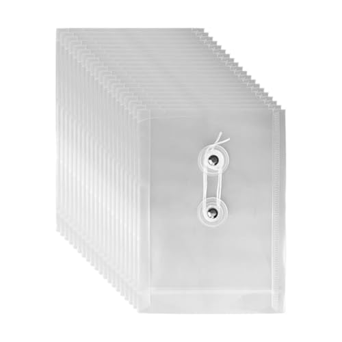 20 x Dokumentenmappen, 6 Stück, transparent, für Schule, Büro 20 x Dokumentenmappen, 6 Stück, transparent, für Schule, Büro von SEAYACK