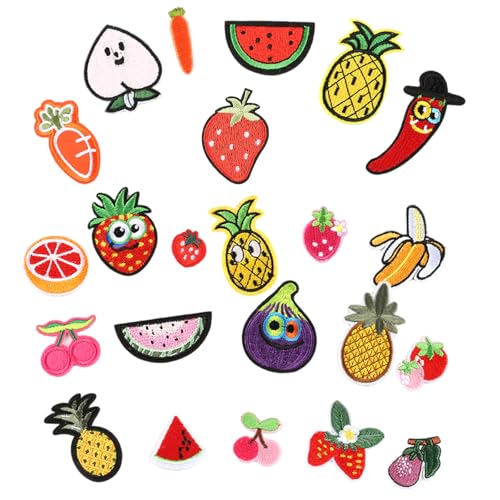 23 PCs Karotte Nähen Auf/Eisen Auf Flecken Obst Bestickte Patches Reparaturflecken Nähflecken Für Rucksäcke Dekoration Reparaturflecken 23 PCs Karotte Nähen Auf/Eisen Auf Flecken Obst Bestickte Patches Reparaturflecken Nähflecken Für Rucksäcke Dekoration Reparaturflecken von SEAYACK
