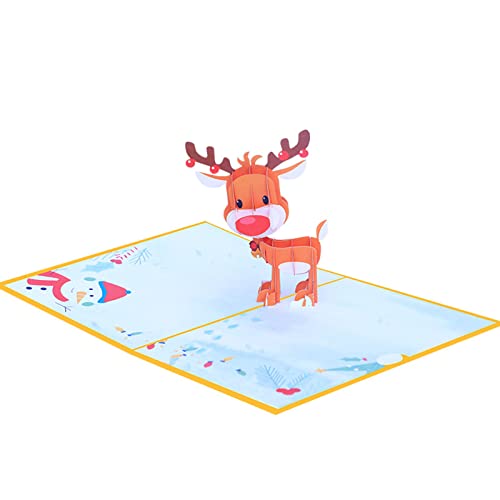 3D Für Weihnachtsmann Karten Heiraten Weihnachten Grußkarten Party Einladungen Geschenke Neujahr Grußkarte Geschenke Postkarte C von SEAYACK