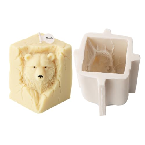 3D-Kerzenform in Tierform, Seife, Harz, Epoxidharz, Gips, Ornament, für Geburtstage und Festivals 3D-Kerzenform in Tierform, Seife, Harz, Epoxidharz, Gips, Ornament, für Geburtstage und Festivals von SEAYACK