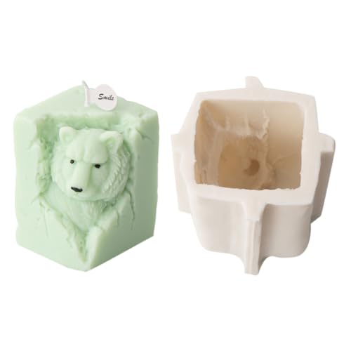 3D-Kerzenform in Tierform, Seife, Harz, Epoxidharz, Gips, Ornament, für Geburtstage und Festivals 3D-Kerzenform in Tierform, Seife, Harz, Epoxidharz, Gips, Ornament, für Geburtstage und Festivals von SEAYACK