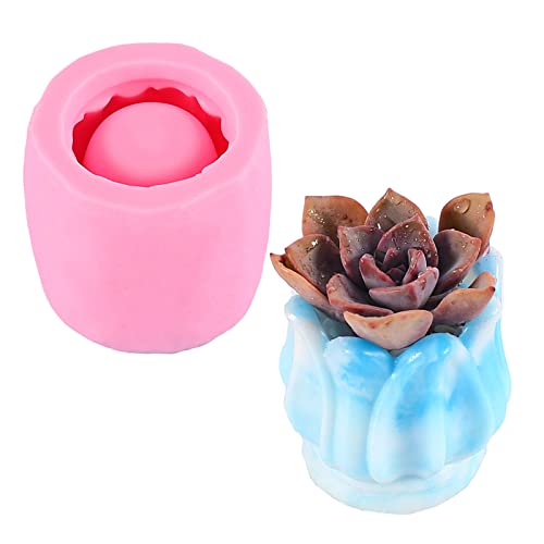 3D-Silikonform, Blumentopf, Pflanze, Vase, Kuchen, Schokolade, Dekoration, Seife, Basteln von SEAYACK