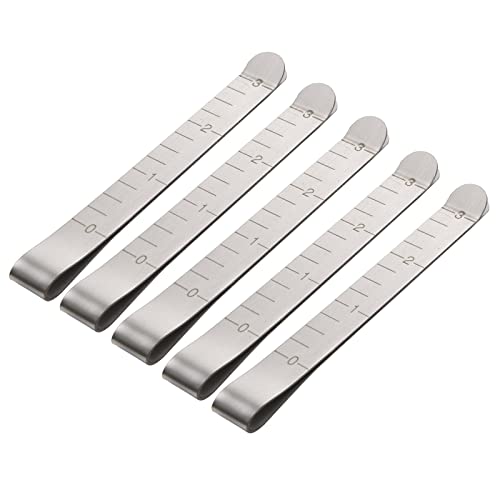 5 Stück Näh-Clips, 7,6 cm, Edelstahl, Saum-Clips, Nähzubehör für Stoff-Clips, Pinnen und Markierzubehör von SEAYACK