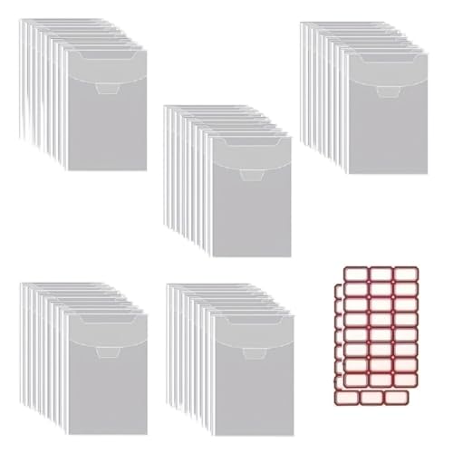 50 Stück Stanz- und Stempelaufbewahrungstaschen, transparente Umschläge, Taschen für Stanzformen, Scrapbooking 50 Stück Stanz- und Stempelaufbewahrungstaschen, transparente Umschläge, Taschen für Stanzformen, Scrapbooking von SEAYACK
