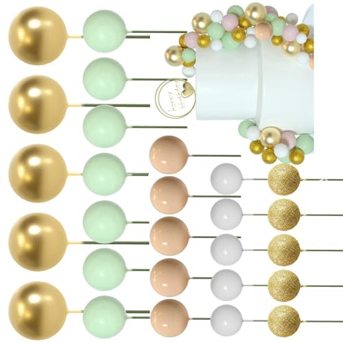 50-teiliges Kuchenaufsatz-Set mit Ballonstilen, Partyzubehör, elegante Kuchendekoration, Schaumstoff-Textur für kreative Feiertags-Desserts 50-teiliges Kuchenaufsatz-Set mit Ballonstilen, Partyzubehör, elegante Kuchendekoration, Schaumstoff-Textur für kreative Feiertags-Desserts von SEAYACK