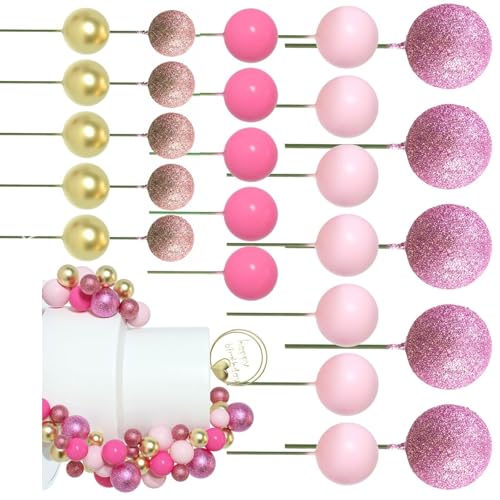 50-teiliges Kuchenaufsatz-Set mit Ballonstilen, Partyzubehör, elegante Kuchendekoration, Schaumstoff-Textur für kreative Feiertags-Desserts 50-teiliges Kuchenaufsatz-Set mit Ballonstilen, Partyzubehör, elegante Kuchendekoration, Schaumstoff-Textur für kreative Feiertags-Desserts von SEAYACK