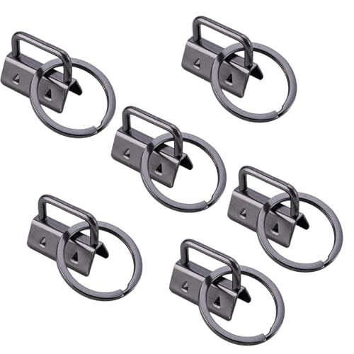 6pcs Kreative Rostbesichtige Legierungen Steckverbinder Mehrzweck Federringe Schlüsselanhänger Für Handwerkslaftenthusiasten von SEAYACK