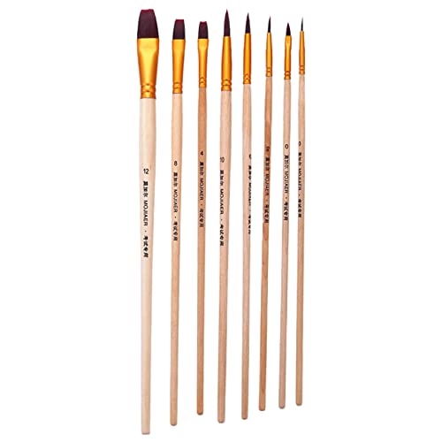 8-teiliges professionelles Pinsel-Set für Leinwand, Stein, Aquarell, Gouache, Acrylmalerei 8-teiliges professionelles Pinsel-Set für Leinwand, Stein, Aquarell, Gouache, Acrylmalerei von SEAYACK