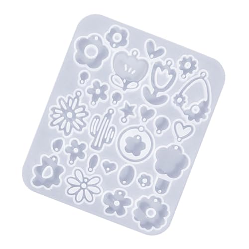 Auffällige Werkzeuge/blumenförmige Ohrringe Schimmel Ohrheize Silikonform Epoxidharz Ohrwäsche Form Schmuck Schmuck Werkzeug von SEAYACK