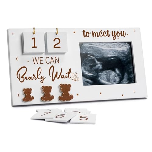 Bilderrahmen mit Baby-Countdown-Wochen, Ankündigungsanzeige für werdende Eltern Bilderrahmen mit Baby-Countdown-Wochen, Ankündigungsanzeige für werdende Eltern von SEAYACK