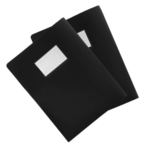 Dokumentenmappe mit 2 Fächern und transparentem Etikettenfenster, Briefgröße, Papierordner für Büro, Schule, 2 Stück Dokumentenmappe mit 2 Fächern und transparentem Etikettenfenster, Briefgröße, Papierordner für Büro, Schule, 2 Stück von SEAYACK
