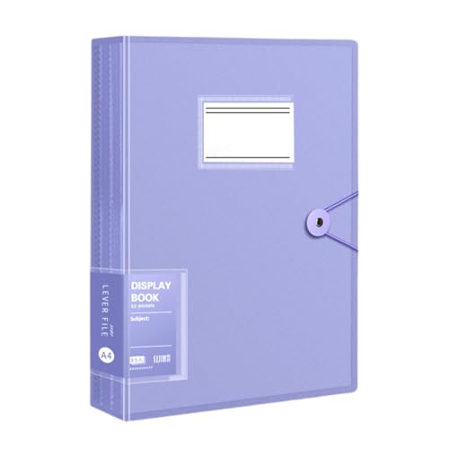 Dokumentenmappe mit 80 Fächern, Briefgröße, Sichtbuch, Aktenordner, Präsentationsmappen für Büro, Schule Dokumentenmappe mit 80 Fächern, Briefgröße, Sichtbuch, Aktenordner, Präsentationsmappen für Büro, Schule von SEAYACK